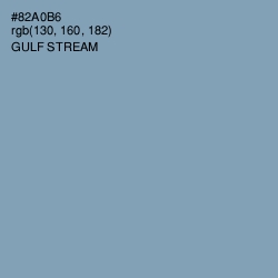 #82A0B6 - Gulf Stream Color Image